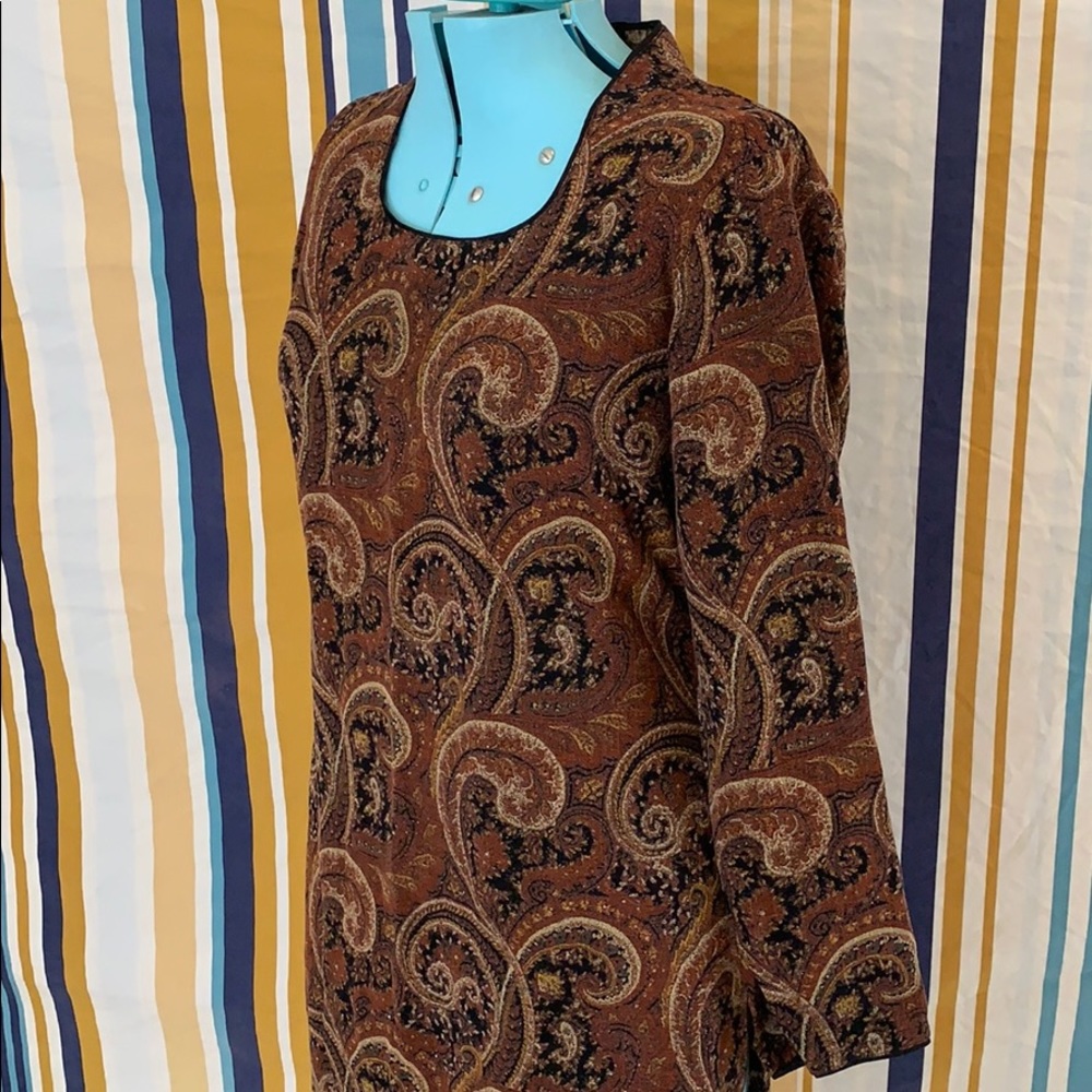 Super Cute True Vintage Hand Made Paisley Dress View 5